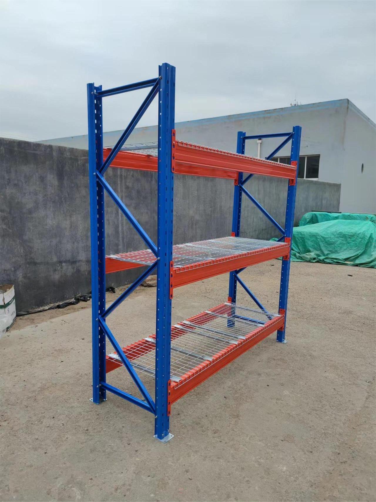 heavy duty rack with wire mesh decking load capacity 3T per layer warehouse shelf auto factory