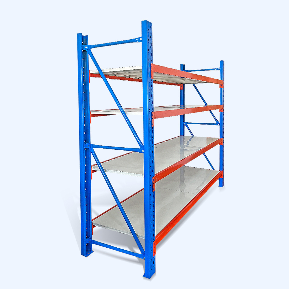 factory directly sell preferred Adjustable warehouse metal  tire storage rack assembly shelf for shelves