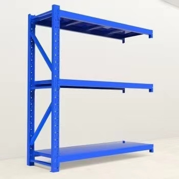 Multi Layer Warehouse Light Duty Metal Boltless Racking Floor Standing Adjustable Garage Storage Shelves