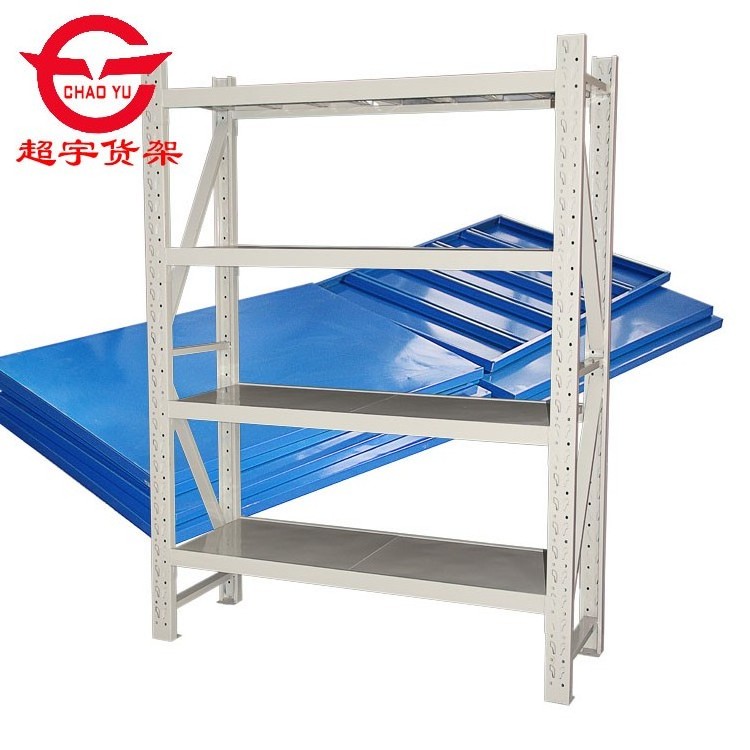 Bolted Stacking Racks Steel Powder Coating Warehouse Shelf Adjustable Customized Storage Shelves