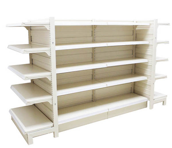 Low MOQ Supermarket Shelf Double Side Display Shelf Elegant Grocery Rack