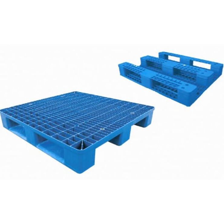 Warehouse Storage Pallet Heavy Duty Blue Color Mini Plastic Pallet Factory Euro Hdpe Large Stackable Reversible Plastic Pallet