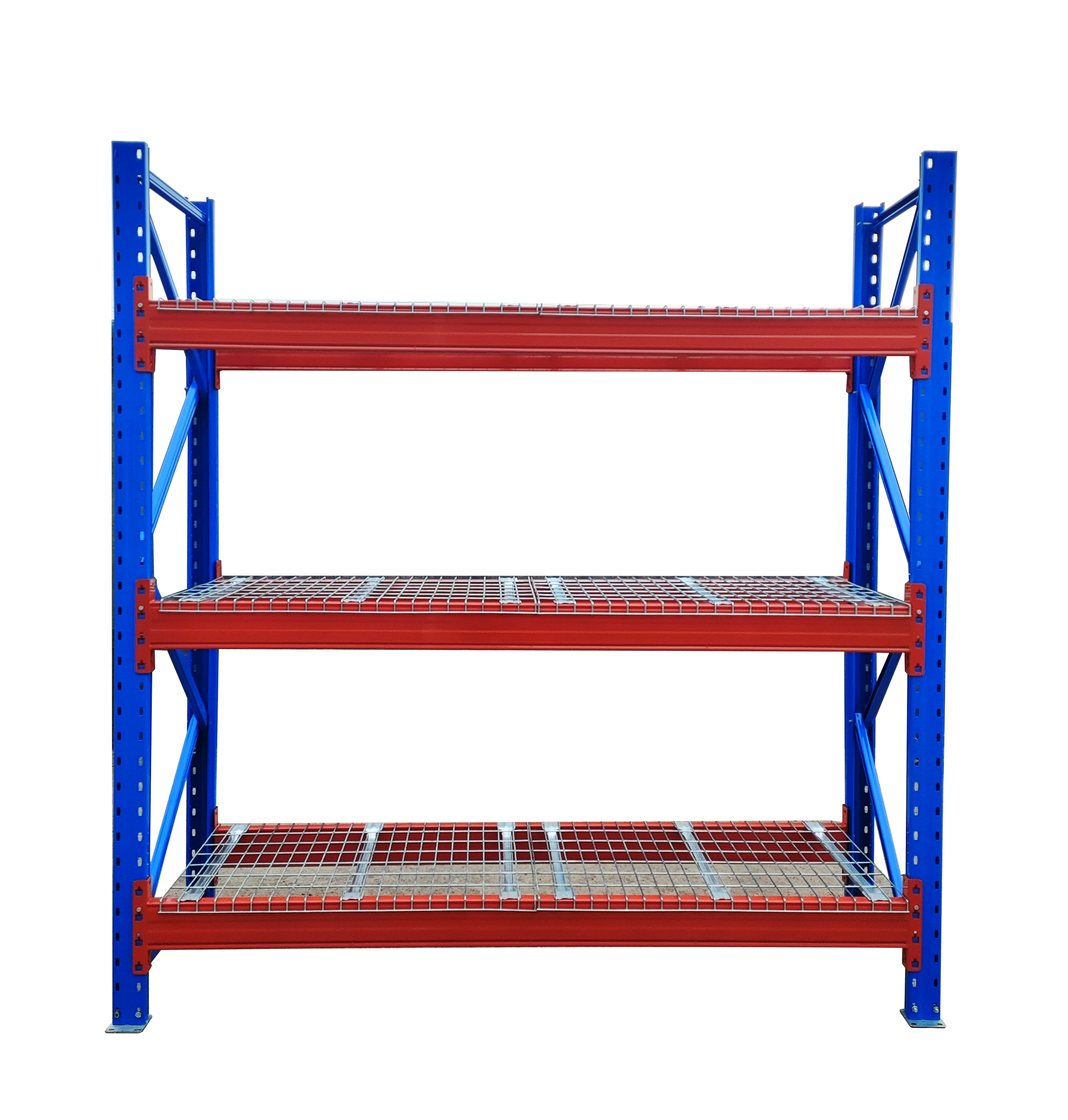 heavy duty rack with wire mesh decking load capacity 3T per layer warehouse shelf auto factory