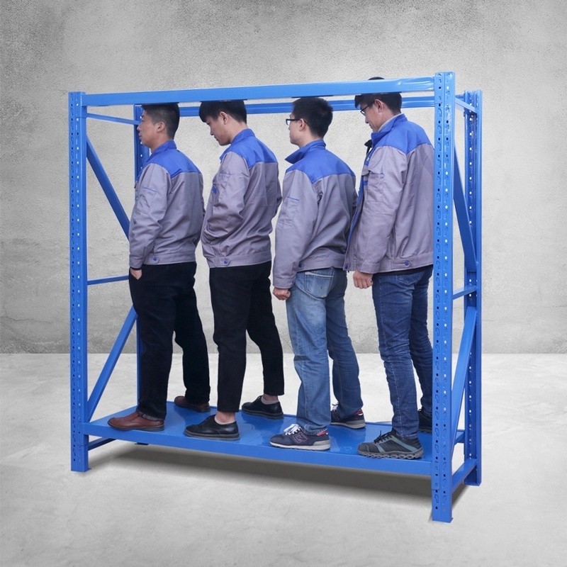 Bolted Stacking Racks Steel Powder Coating Warehouse Shelf Adjustable Customized Storage Shelves