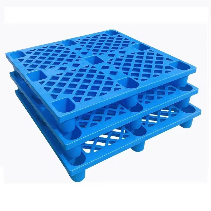 Industrial Heavy Duty Single Side Plastic Pallet For Warehouse Storage Stacking Tray