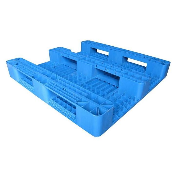 Warehouse Storage Pallet Heavy Duty Blue Color Mini Plastic Pallet Factory Euro Hdpe Large Stackable Reversible Plastic Pallet