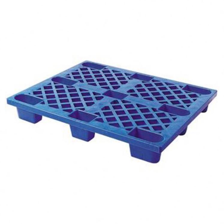 Warehouse Storage Pallet Heavy Duty Blue Color Mini Plastic Pallet Factory Euro Hdpe Large Stackable Reversible Plastic Pallet