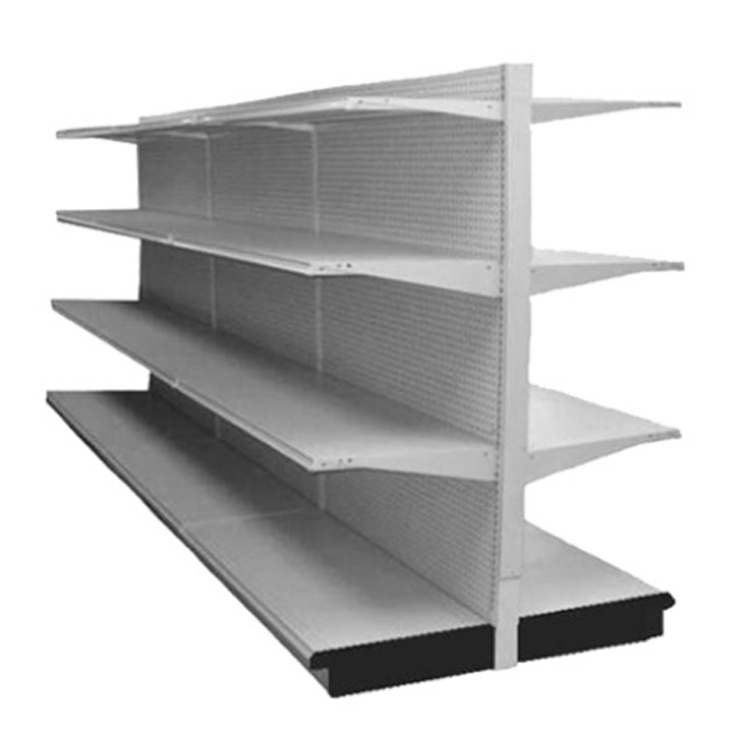 China Gondola Mart Racks Supermarket Double Side Shelves Shop Store Shelving Units