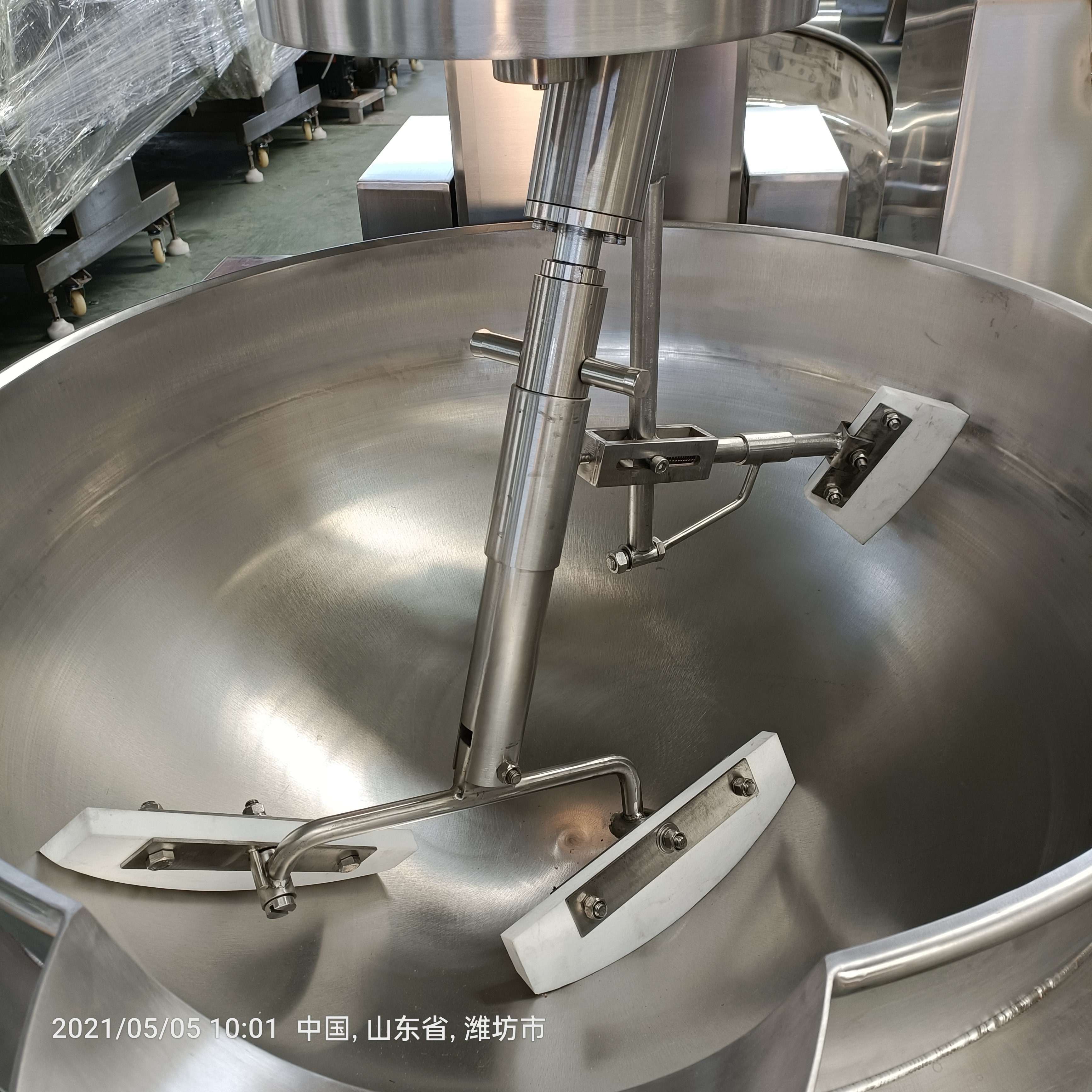 Tilting And Mixing Industrial automatic Cooking machine