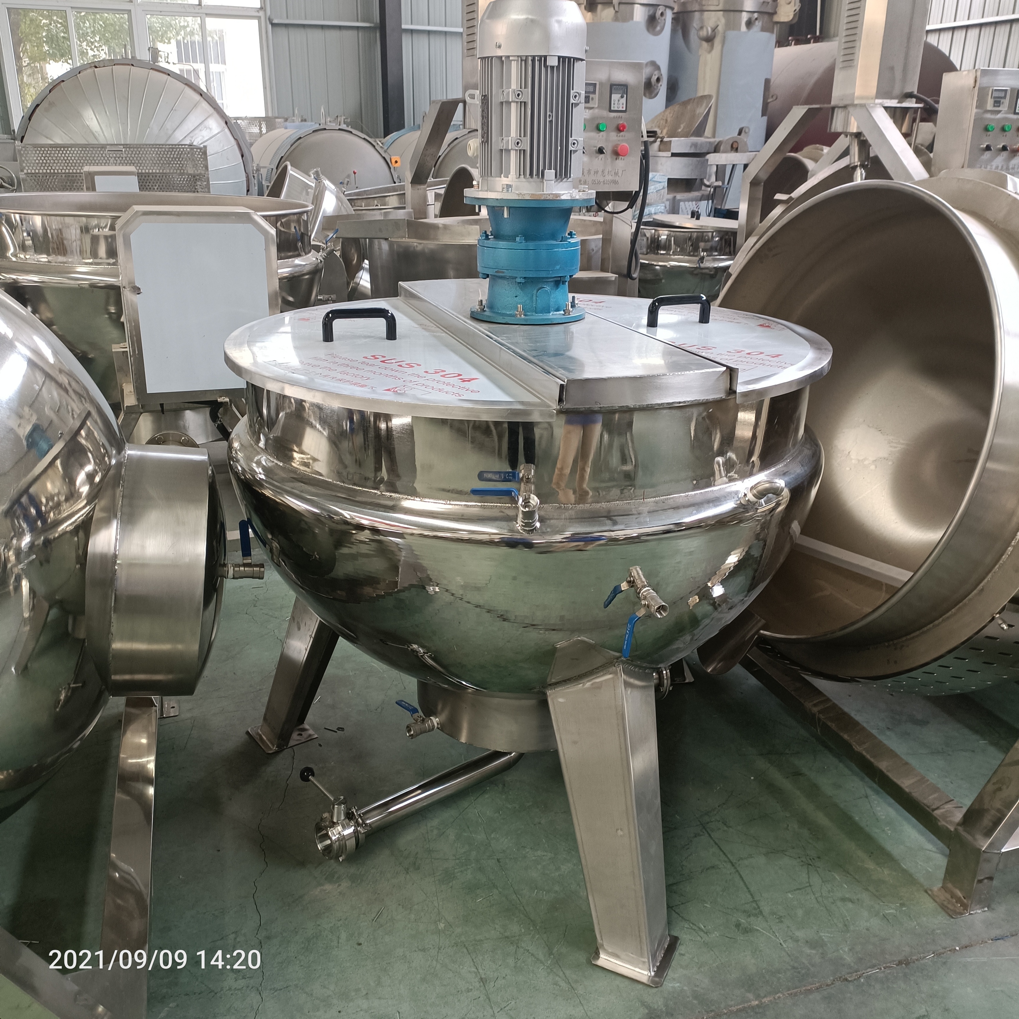 Industrial Cooking pot for Deep-processed brine meat machine