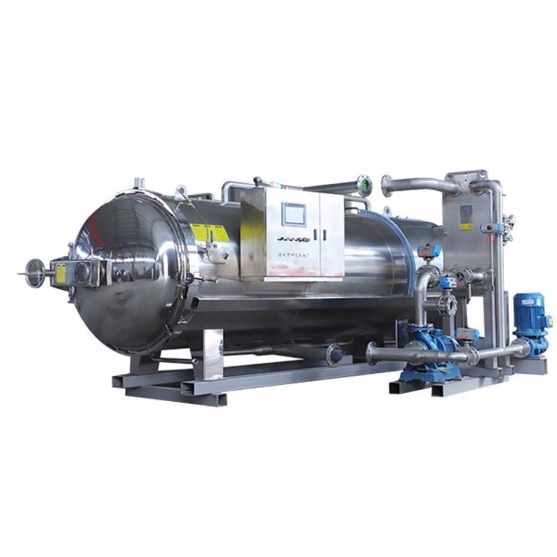 Retort Sterilization Industrial Size Pressure Canner For Food And Beverage Manufacturer