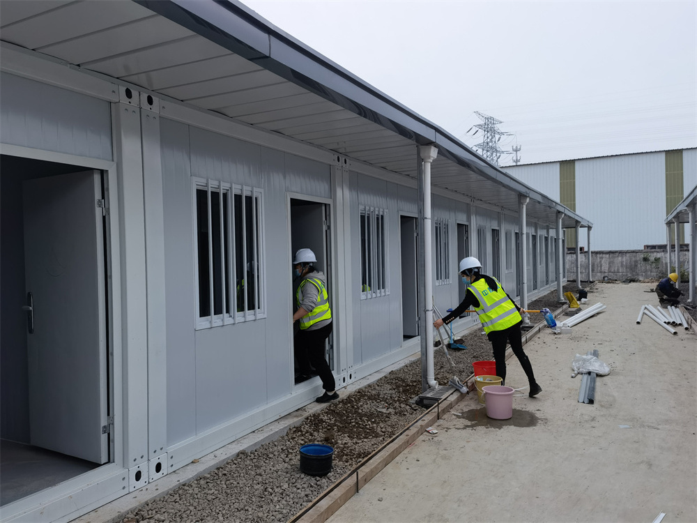 Easy Assembled Quakeproof Prefabricated House Container Module House  For Temporary housing