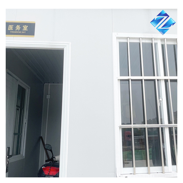 China High Quality Outdoor Portable Mobile Eps Sandwich Panel Security Guard Booth Sentry Kiosk