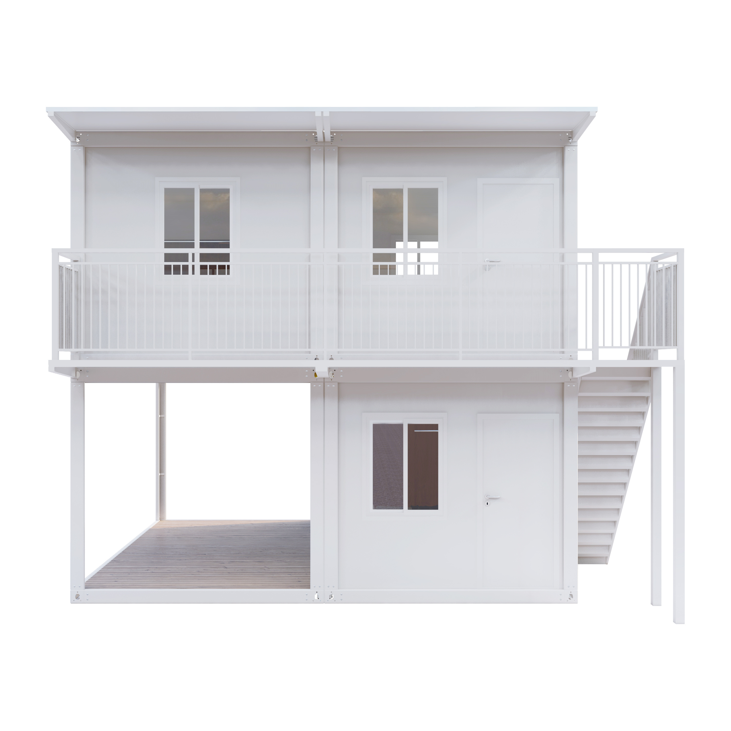 2-story prefabricated container house modular container house detachable simple and convenient mobile house