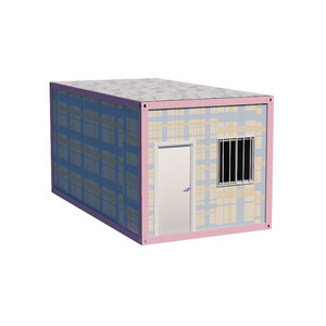 2 Bedroom Portable  Movable Prefabricated Guard Container House With Insulation Function For Outdoor