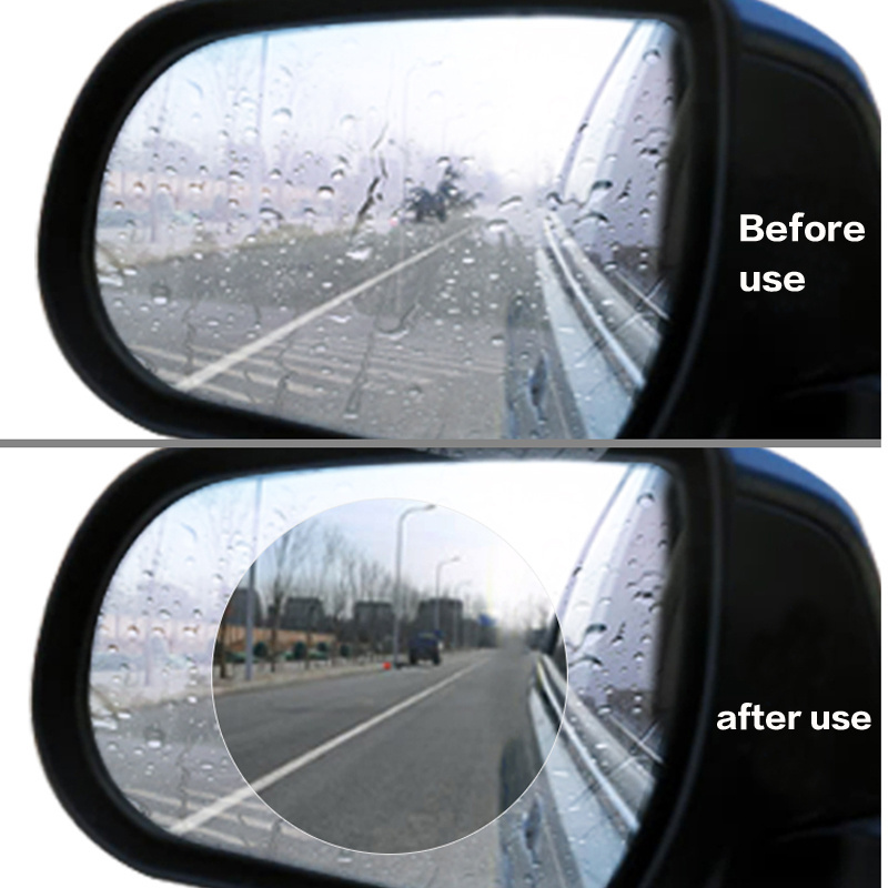 Nano Coating Car Anti Fog Rainproof Customized Size  Rear View Mirror Protective Film