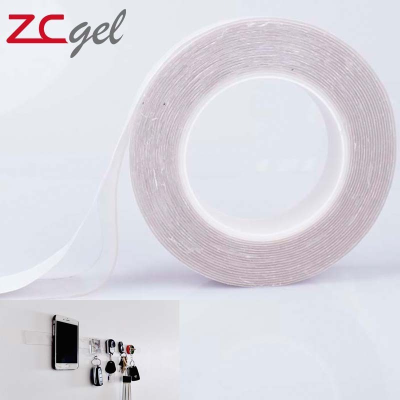 Carpet Adhesive Tape Double Sided Rug Mat Anti Slip Non Skid Gripper Tapes reusable PU gel tape