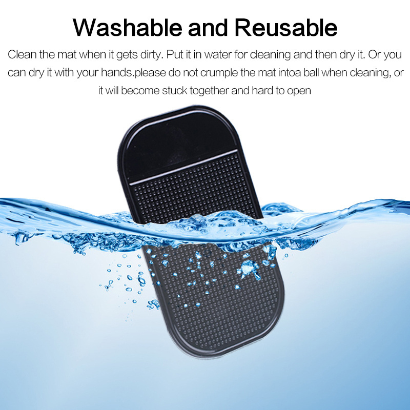 Car Accessory Dashboard Anti-slip Rubber Mat Mount Holder Pad Stand For Mobile Phone & GPS