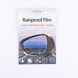 Nano Coating Car Anti Fog Rainproof Customized Size  Rear View Mirror Protective Film