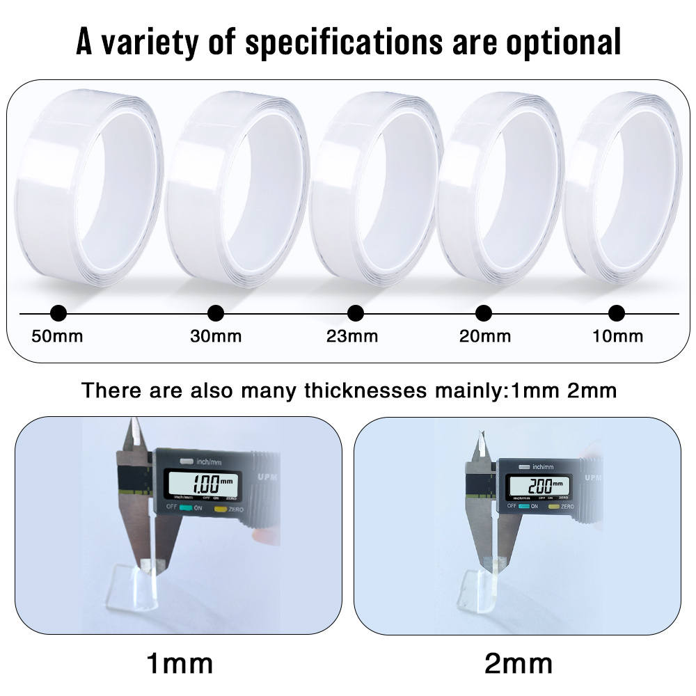 Heavy Duty Double Side Tape, Strong Sticky Adhesive Mounting Double Side Tape