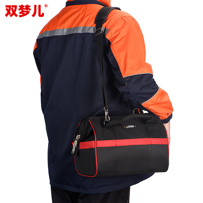 Manufacturers wholesale Oxford cloth kit multi-functional maintenance electrician canvas large thickened tool bag