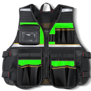 High quality portable work clothes Electrician Multi-functional tactical tool vest Tool jacket Work tool vest