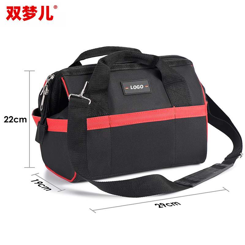 Manufacturers wholesale Oxford cloth kit multi-functional maintenance electrician canvas large thickened tool bag