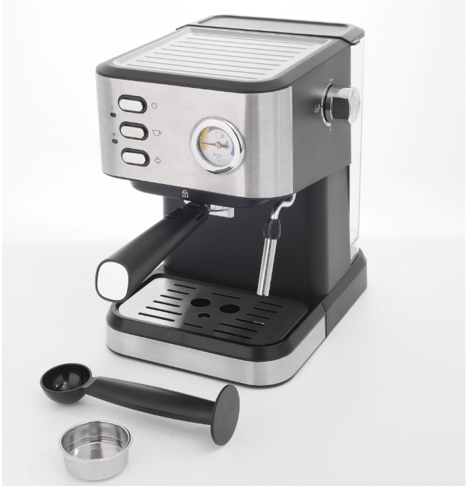 Aluminum 2 Cup Espresso Maker 20 Bar Or 15 Bar Restaurant Espresso Coffee Machine