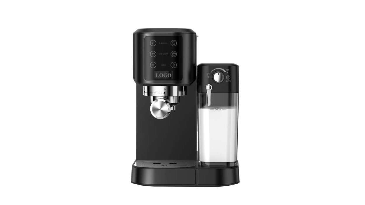 Hot selling Steam Espresso And Cappuccino Maker Stainless Steel Coffee Maker Espresso Machine with milk tak