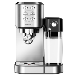 Household Steam Espresso And Cappuccino Maker Stainless Steel Coffee Maker Espresso Machine with milk tak