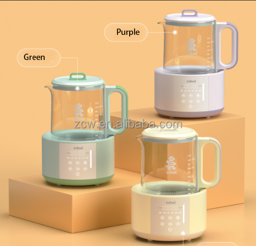 Hot  sell smart baby milk modulator formula kettle tea and coffee pot health pot electric kettle with fan cooling and night lamp