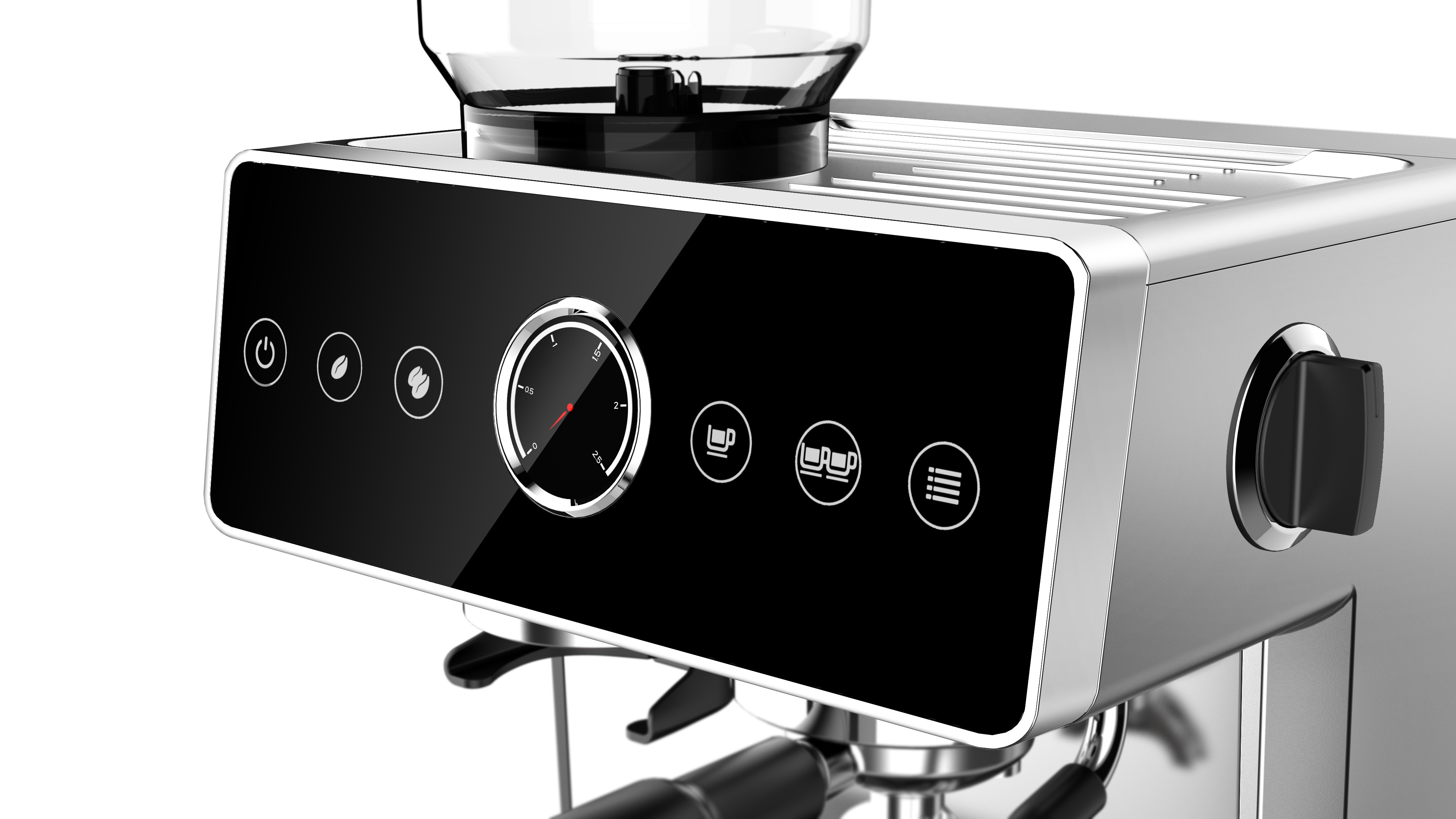 Commercial Espresso Coffee Machine Home Cappuccino Maker Electric Espresso Machine With Grinder