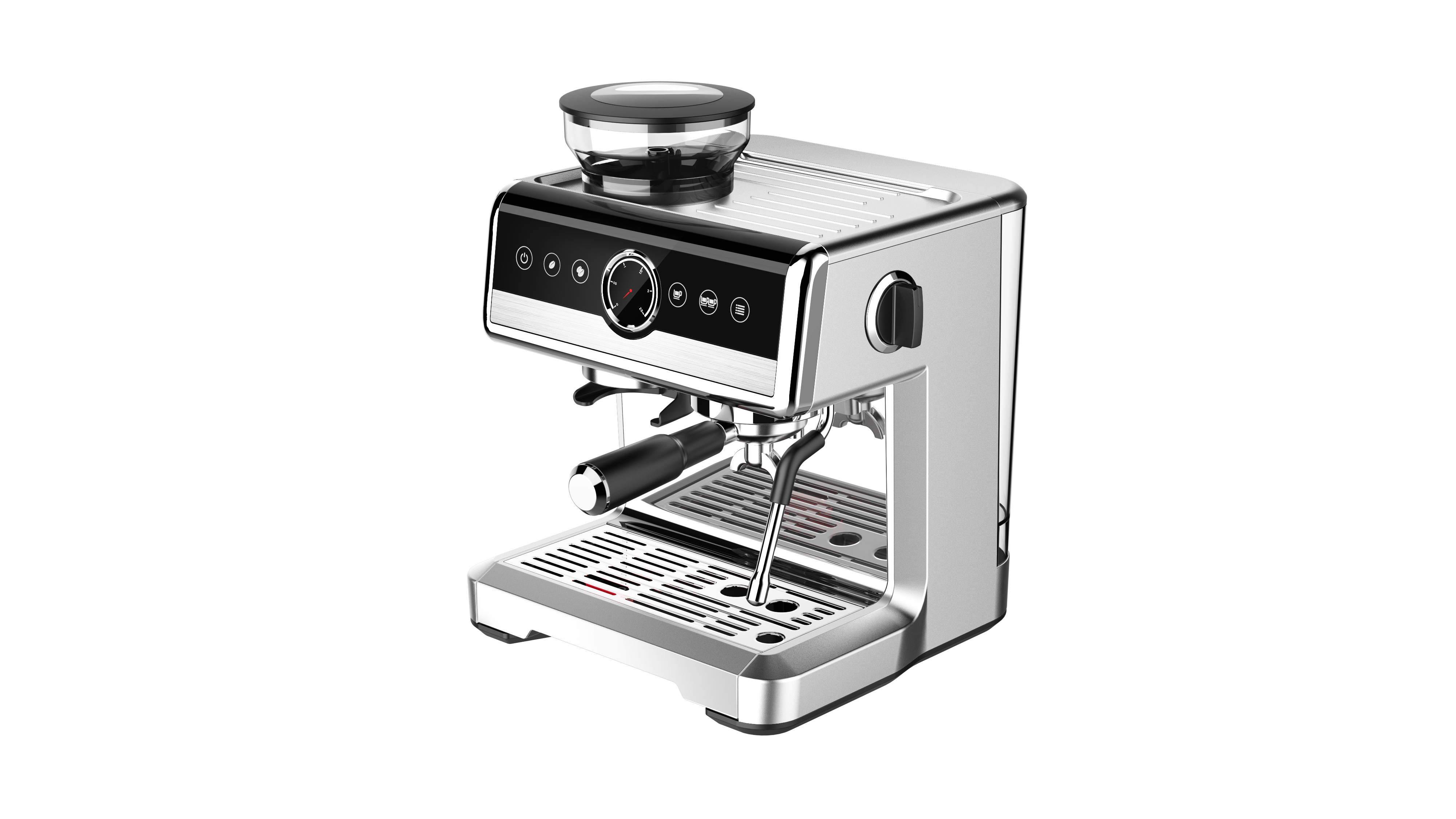 Italian Espresso Maker 15Bar Italian Pump Automatic Electric Espresso Maker Coffee Espresso Machine