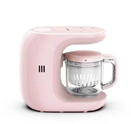 Muti-function baby food processor  food maker food blender with Split steaming basket Rotary cover stainless water tank