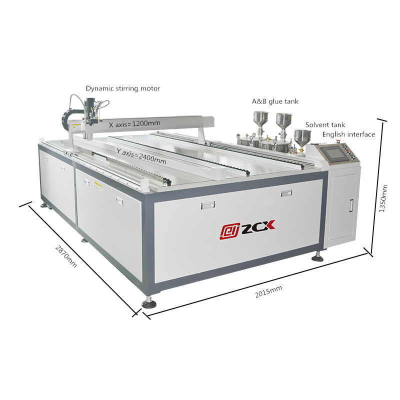 Paddleboard epoxy resin coating glue dispensing machine