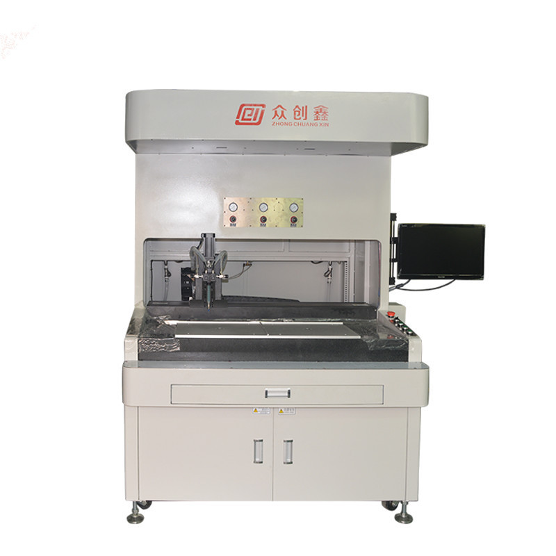 Servo motor and lead screw motion high precision ccd automatic doming visual glue dispenser machine