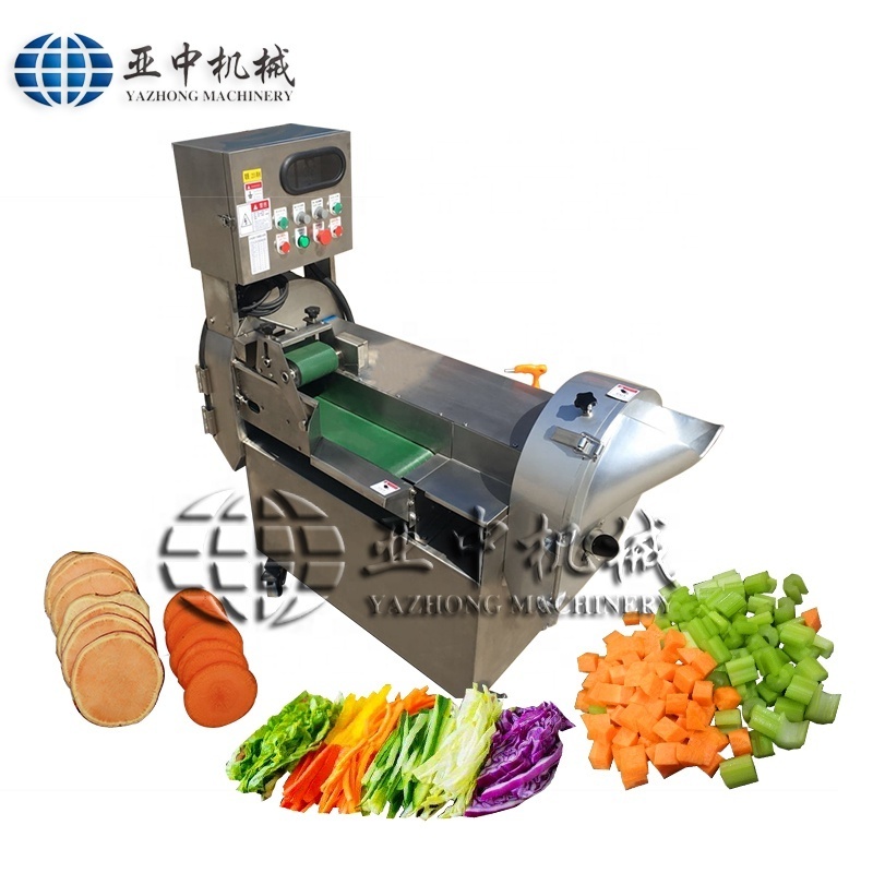 Automatic Fruit Vegetable Salad Cutting Machine Slicer And Cutter For Commercial