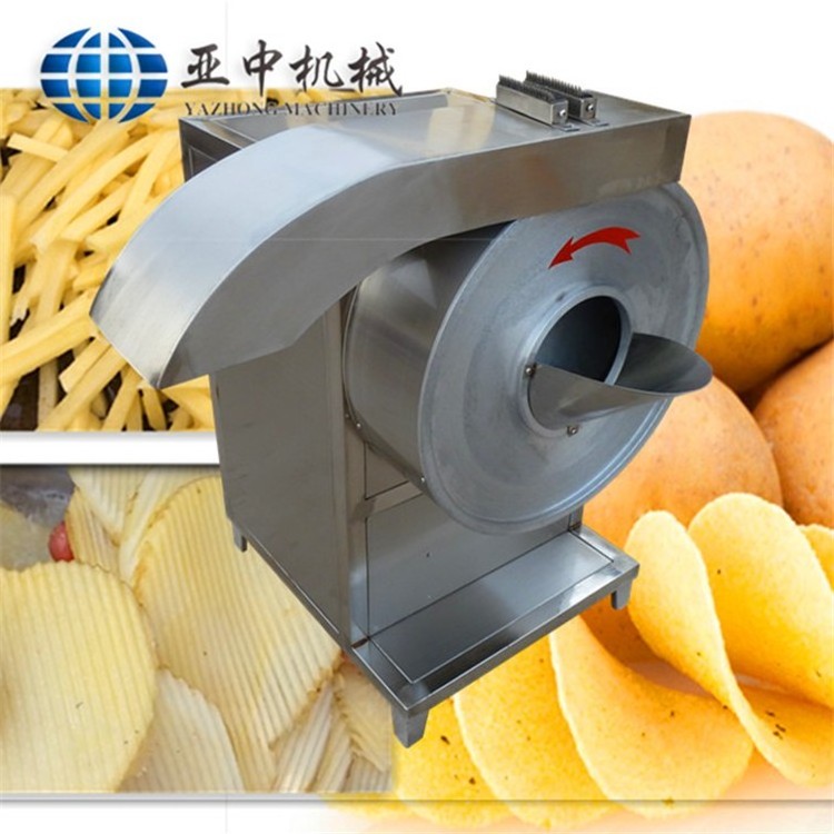 Turnip Green Onion Cutting Machine Potato Chips Slicing Machine