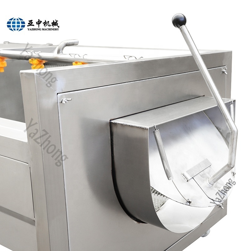 high capacity production line of carrot sweet potatoes walnut brush washing machine