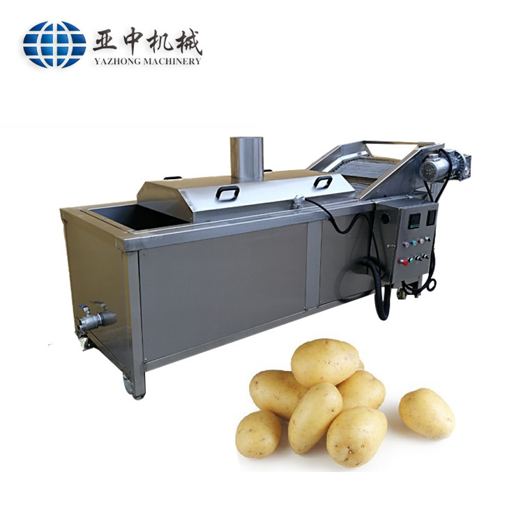 potato chips fruit blanching machine vegetable french fry blanching machine