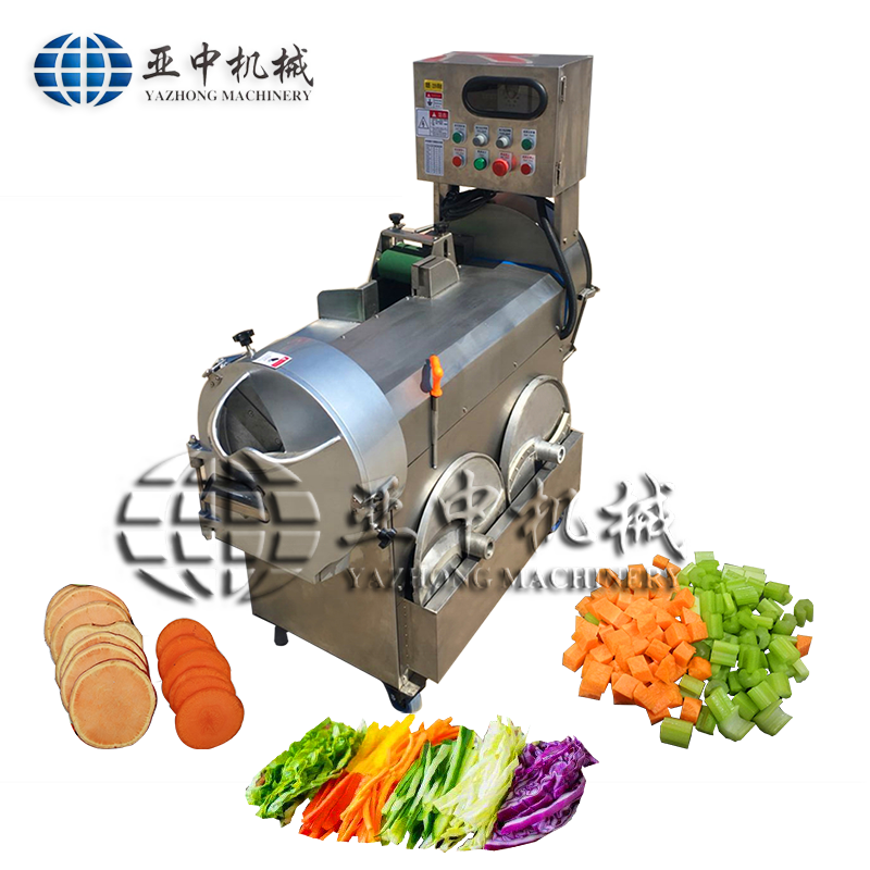 Automatic Fruit Vegetable Salad Cutting Machine Slicer And Cutter For Commercial