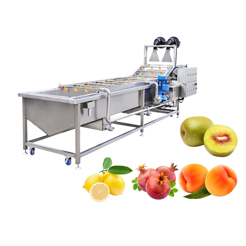 Fresh Fruit Mango Apple Cleaning Machine Air Bubble Vegetable Washing Machine bubble washing machine