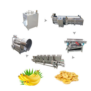 Snack making line thailand banana chips production banana chips making machines