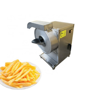 Auto Potato Chips Making Machine / French Fries  fruit vegetable cube cutter cutting machines