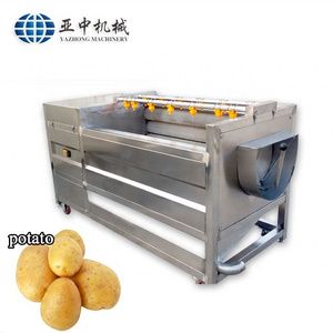 Factory potato washing peeling machine potato washer peeler cleaning machine potato peeling machine