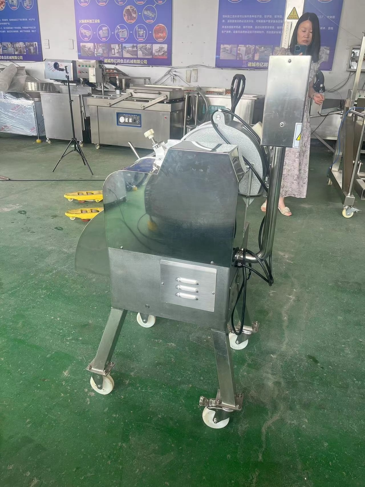 304 stainless steel industrial machinery full-automatic  vegetable slicer chopper potato cutter grinder