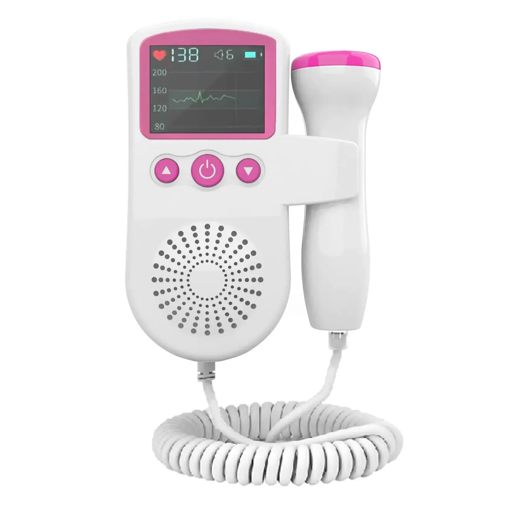 Fetal Heart Doppler Fetal Portable Fetal Doppler For Pregnant Pocket Fetal Doppler Fetal Doppler Baby Heartbeat Monitor