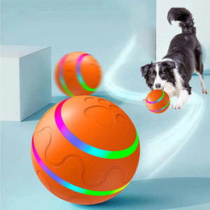 Best Selling Pet Cat Dog Bite Resistant Toy Electric Light Up Smart Ball