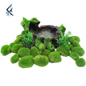 Marimo moss balls simulation aquarium plants algae fish shrimp tank decorations green aquarium ornamental foreground grass