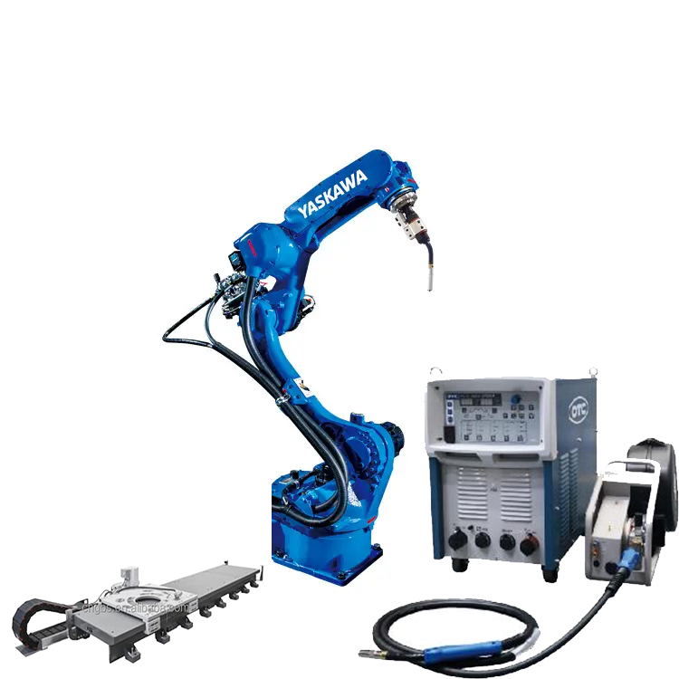 YASKAWA Industrial Robot AR 2010 With TBI Welding Torch And OTC Welders And Rails System For Mig Mag Tig Welding Robot Solution